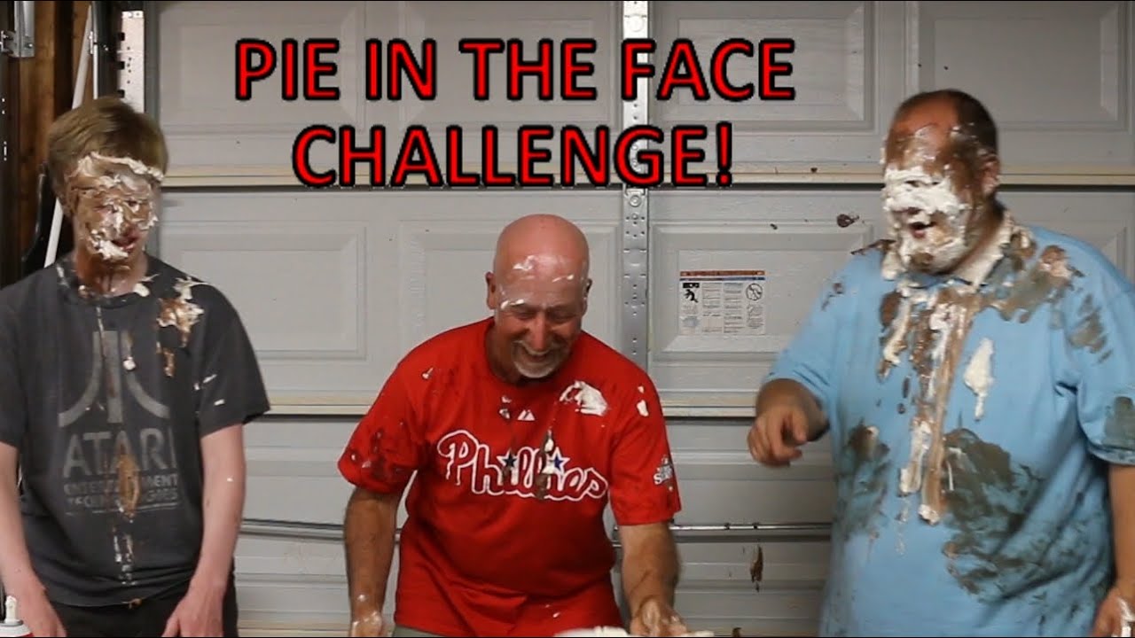 PIE IN THE FACE CHALLENGE!!