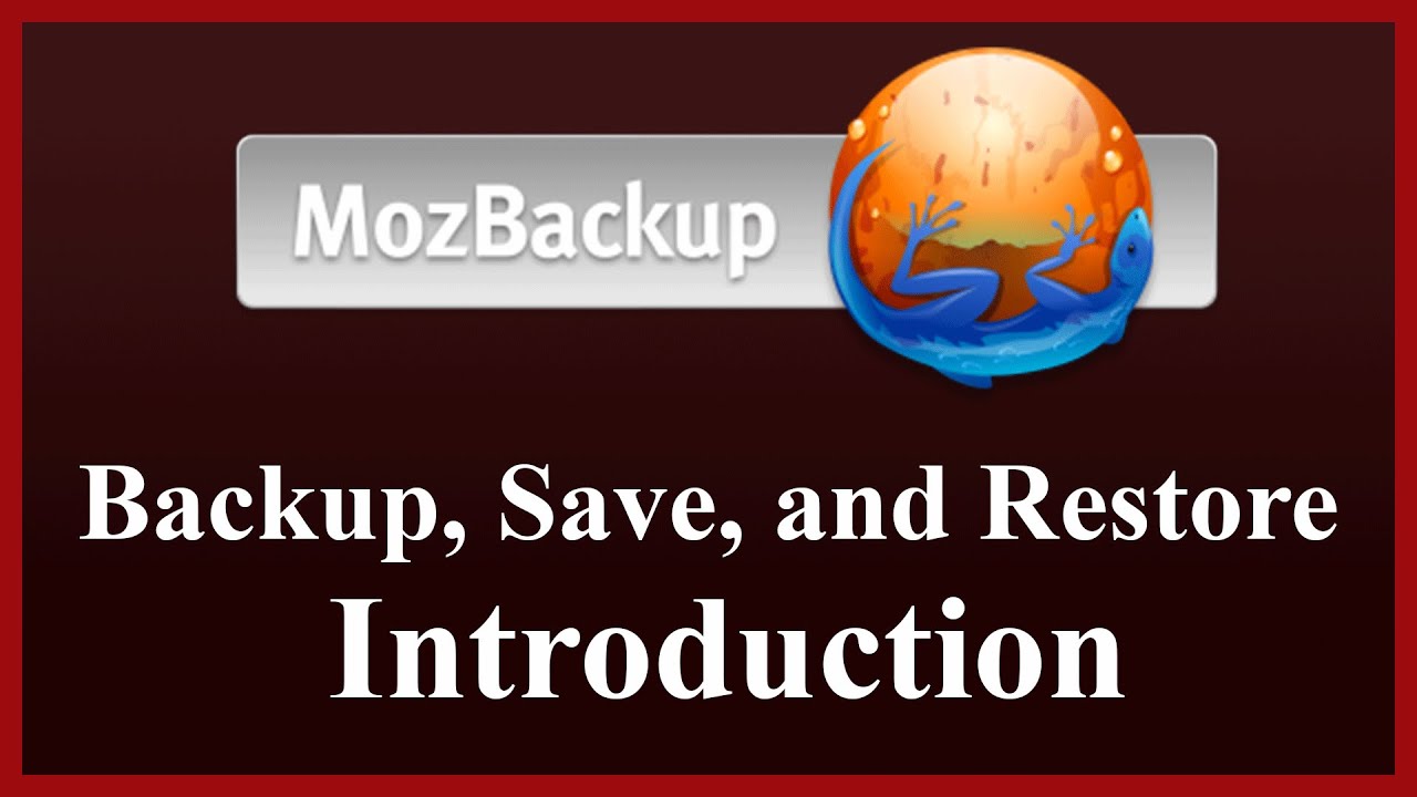 How to Backup and Restore Thunderbird with MozBackup Tutorial