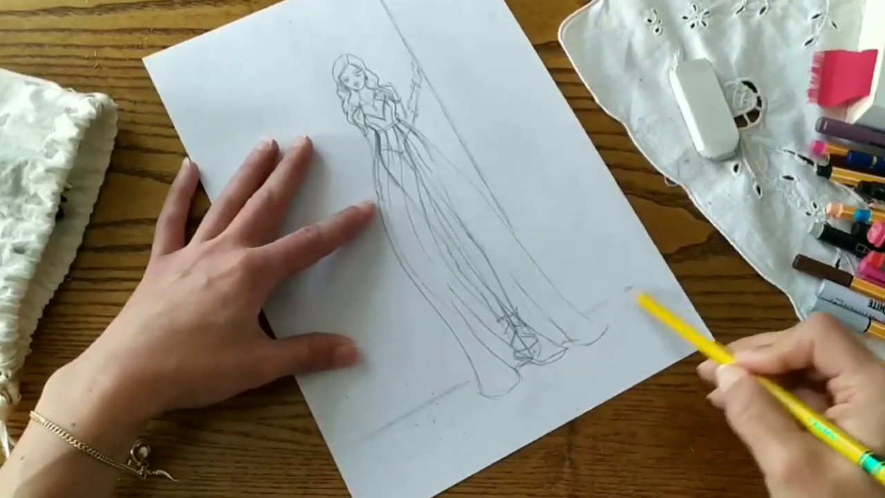 FASHION ILLUSTRATION TUTORIAL | DISEGNARE FIGURINO DI MODA - PART 1