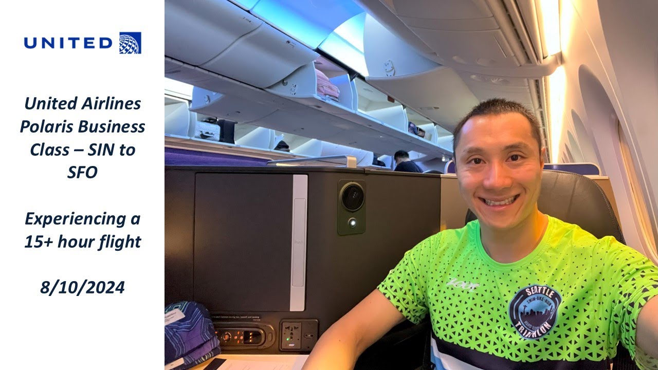 Flying one of the longest flights from Singapore - SIN to SFO