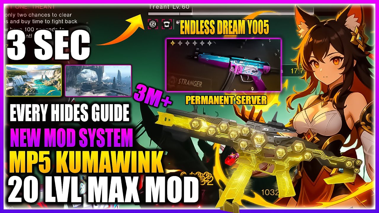 KUMAWINK BOUNCE MP5 SMG BUILD ENDLESS DREAM HIGH DIFFICULTY EVERY HIDE GUIDE - ONCE HUMAN HIGH DPS