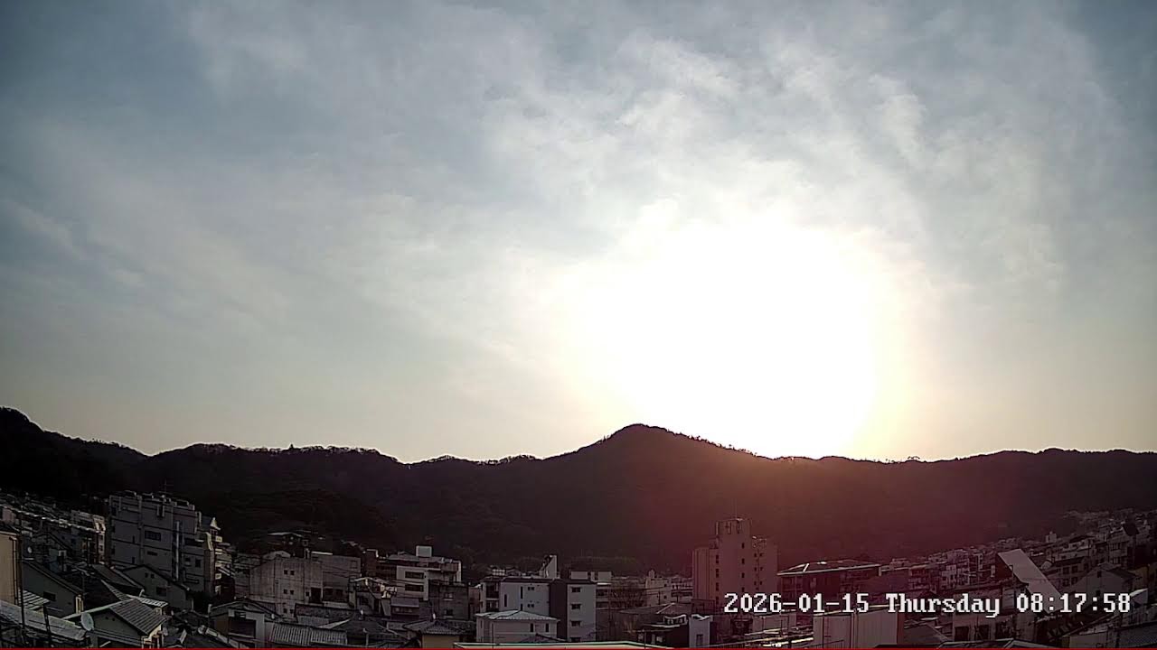 京都府京都市左京区大文字山ライブカメラ Kyoto Kyotoshi Live camera.world.cam