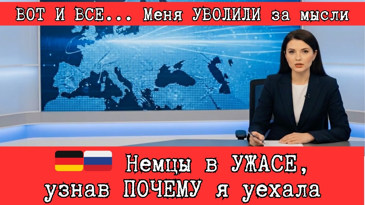 🇩🇪🇷🇺 Вот и всё… Немцы в УЖАСЕ, узнав ПОЧЕМУ я уехала в Россию