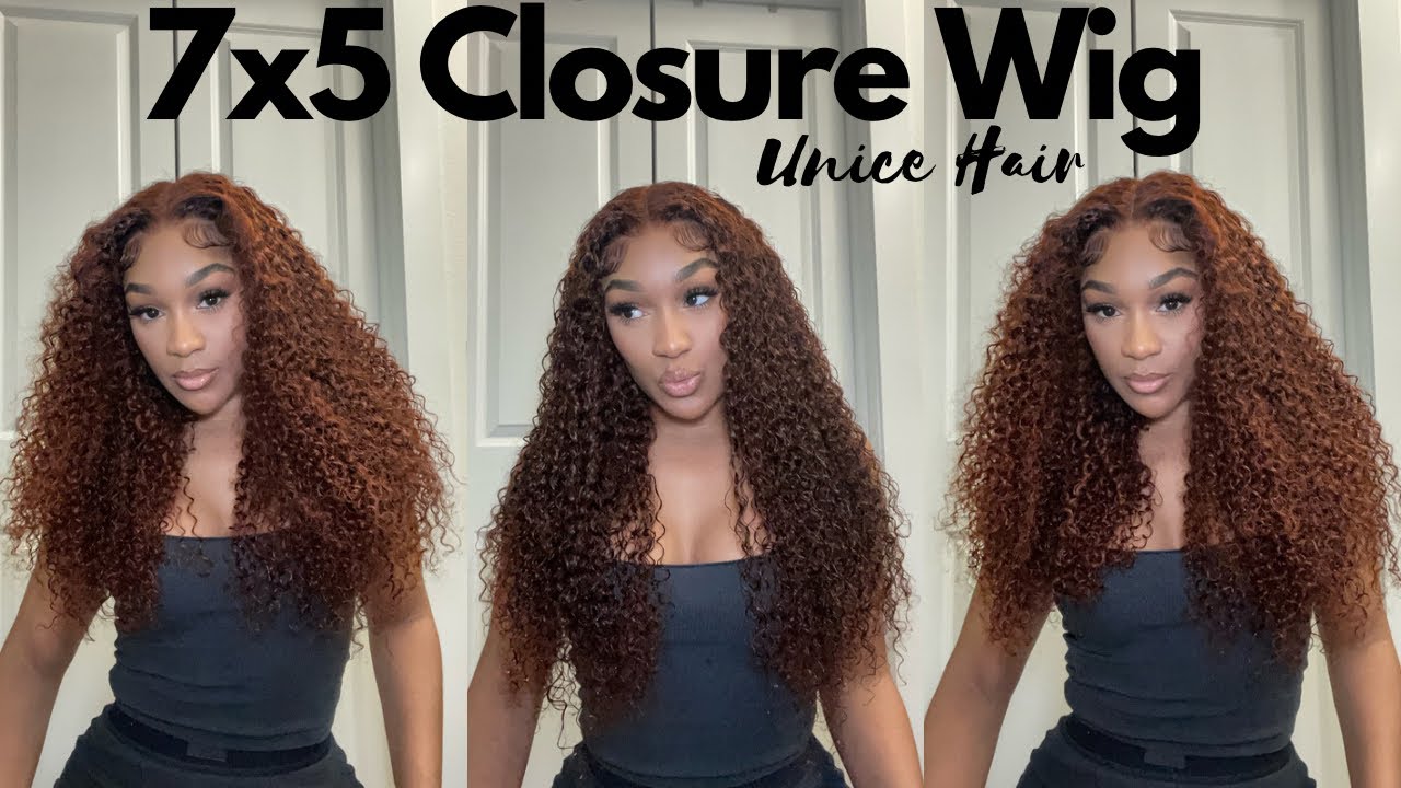 7x5 Glueless Invisible Knots Closure Wig Review | UNICE HAIR | *MUST HAVE*