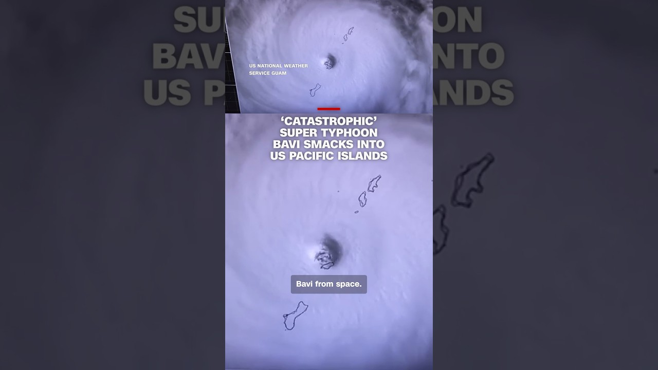 &lsquo;Catastrophic&rsquo; Super Typhoon Bavi smacks into US Pacific islands