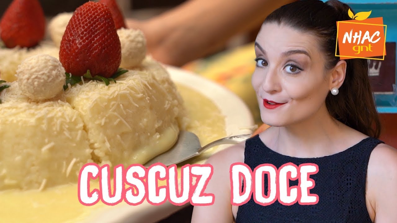 Cuscuz de tapioca com leite condensado: aprenda a fazer sobremesa IRRESISTÍVEL | Gabi Rossi no Nhac