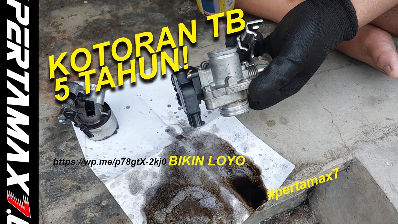 PANTESAN LOYO Hampir 5 Tahun Baru Cuci Throttle Body Honda PCX 150 Lokal K97 Sekotor Ini  #pcx150