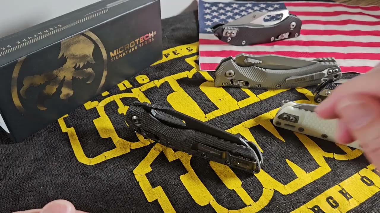 Microtech USA MSI & STITCH Signature Series DLC Carbon Fiber RAM Lok lets GO 2025 off to a Bang!