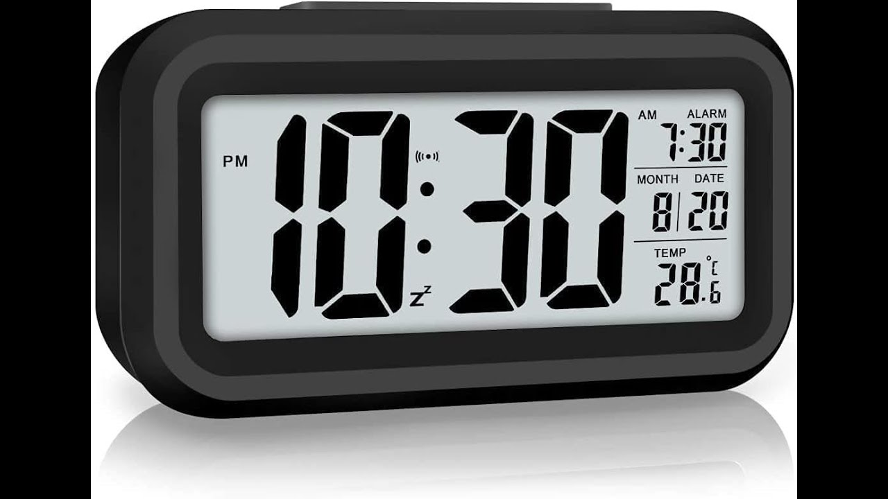 Digital Alarm Clock with Automatic Sensor