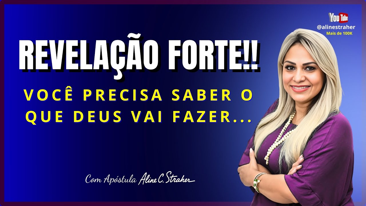 REVELA&Ccedil;&Atilde;O FORTE!! VOC&Ecirc; PRECISA SABER O QUE DEUS VAI FAZER...