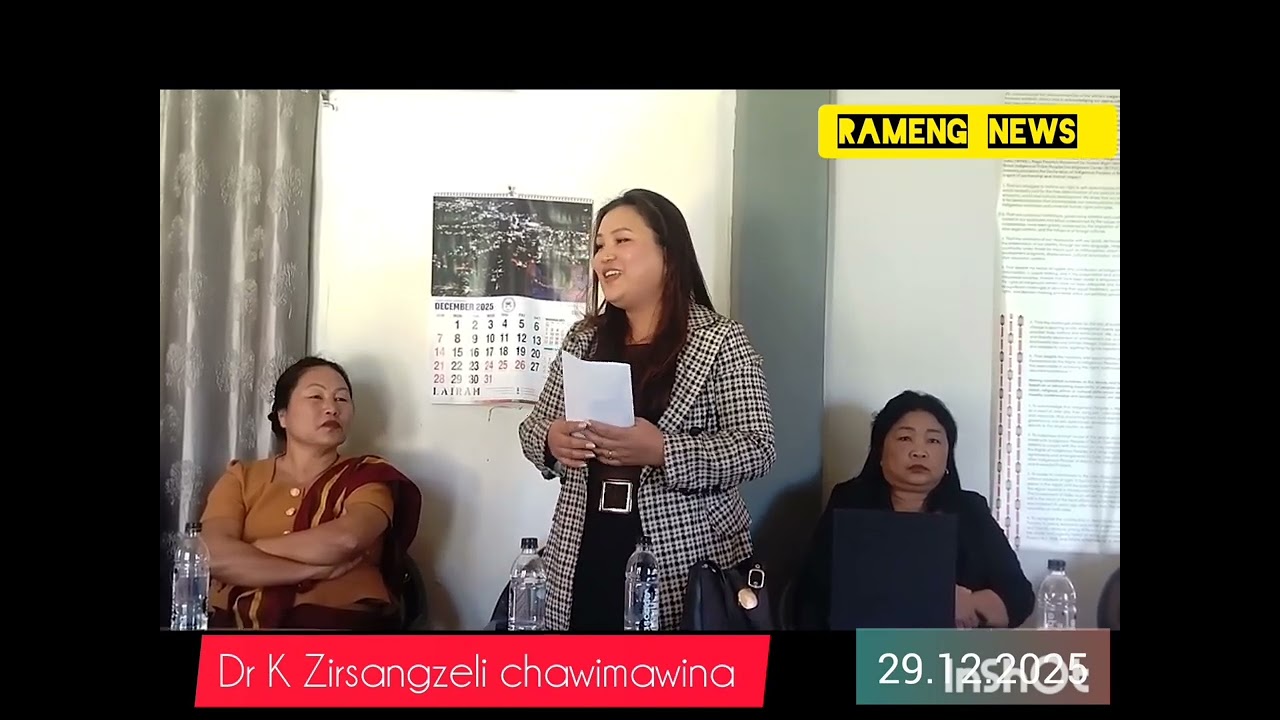 Dr. K. Zirsangzeli chawimawina, LWA Hqrs ; Lawngtlaiin a nei.