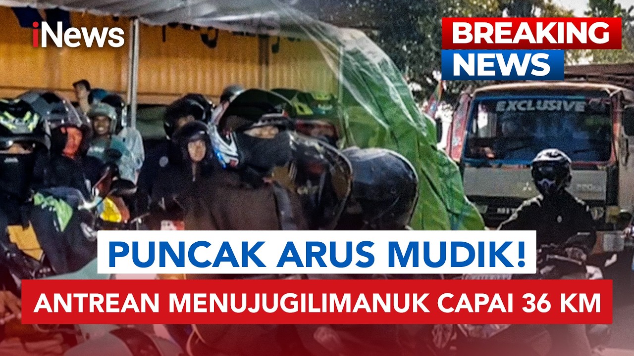 MACET HOROR DI BALI! Antrean Mudik Menuju Pelabuhan Gilimanuk Capai 36 Km | BREAKING NEWS