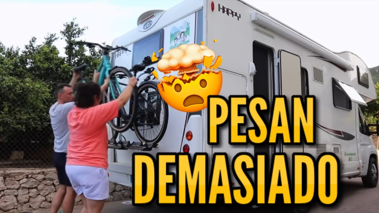 ⚠️ Bicicletas eléctricas en #autocaravana ⚠️  #fiido ⚡️ REFUERZO PORTABICICLETAS