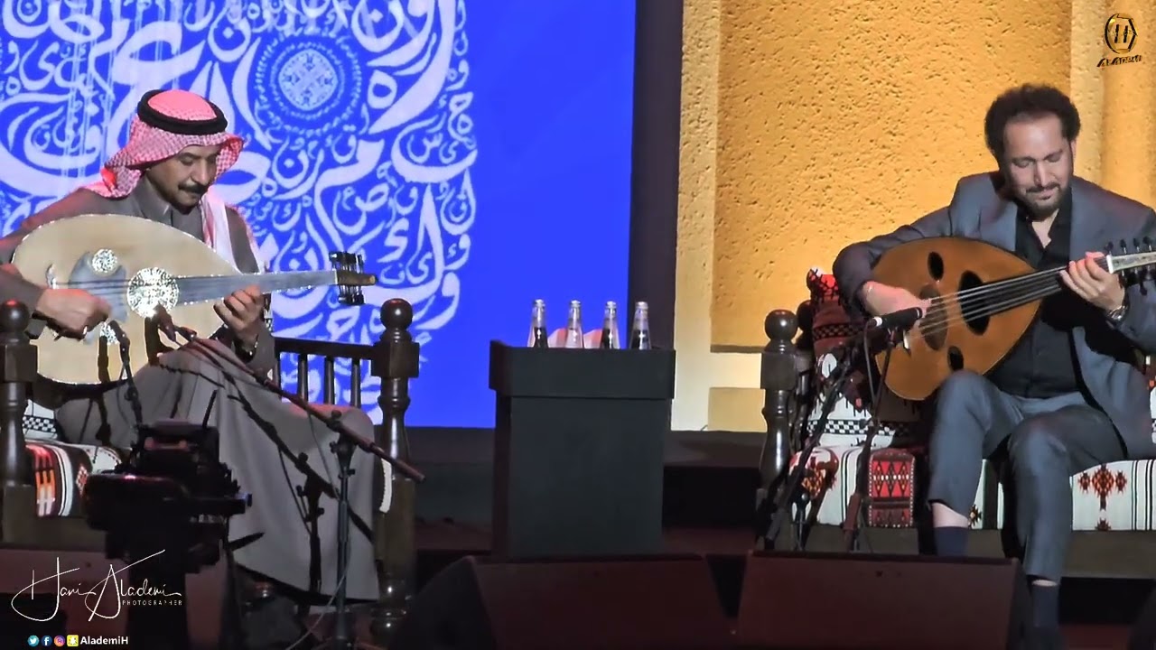 عزف أغنية فوق العرش / فوق النا خل - عبادي الجوهر و نصير شمه - مهرجان بين ثقافتين النسخة الثانية