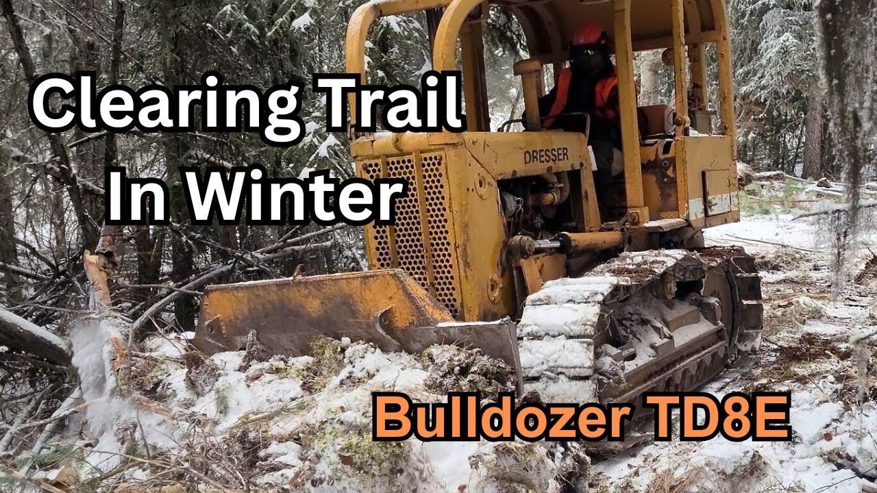 Winter Trail Clearing JUST Got 10X EASIER with Bulldozers