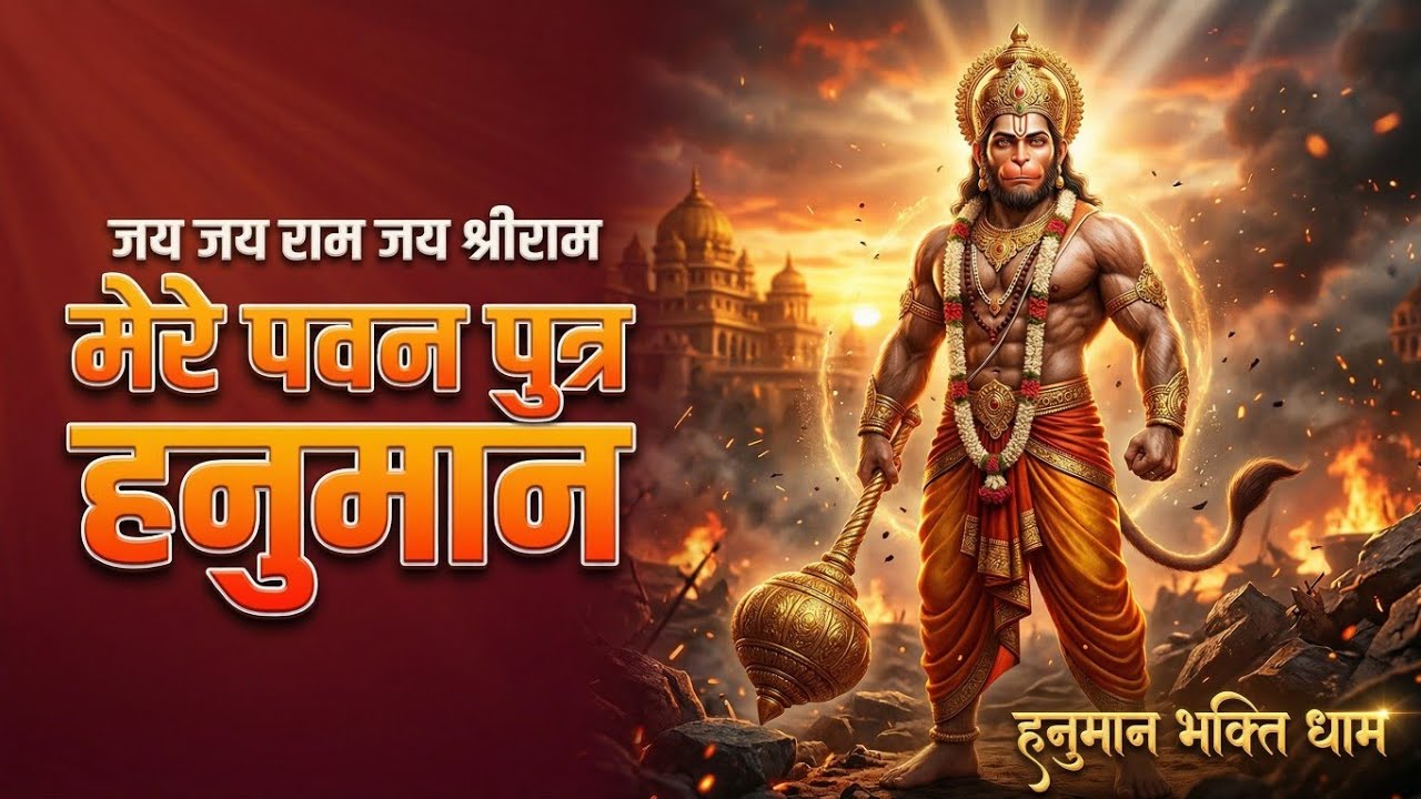 जय जय राम जय श्रीराम मेरे पवन पुत्र हनुमान भजन 🙏 Superhit Hanuman Bhajan 2026 |Hanuman Bhakti धाम |