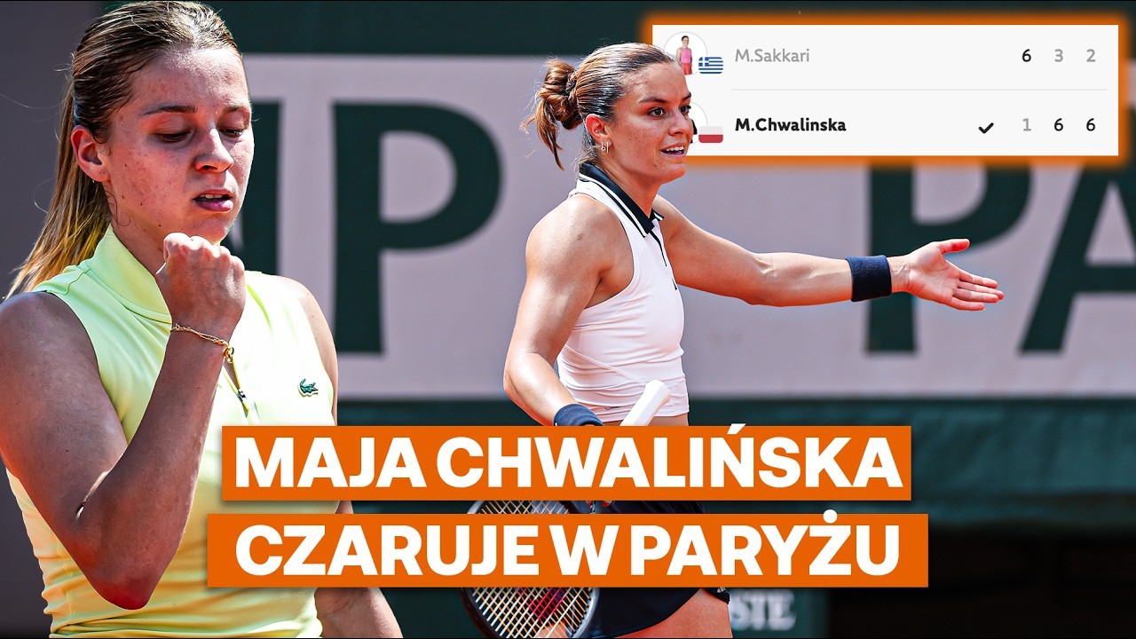 🇵🇱 ZROBIŁA TO! MAJA CHWALIŃSKA AWANSOWAŁA DO 4. RUNDY ROLAND GARROS | Skr&oacute;t meczu