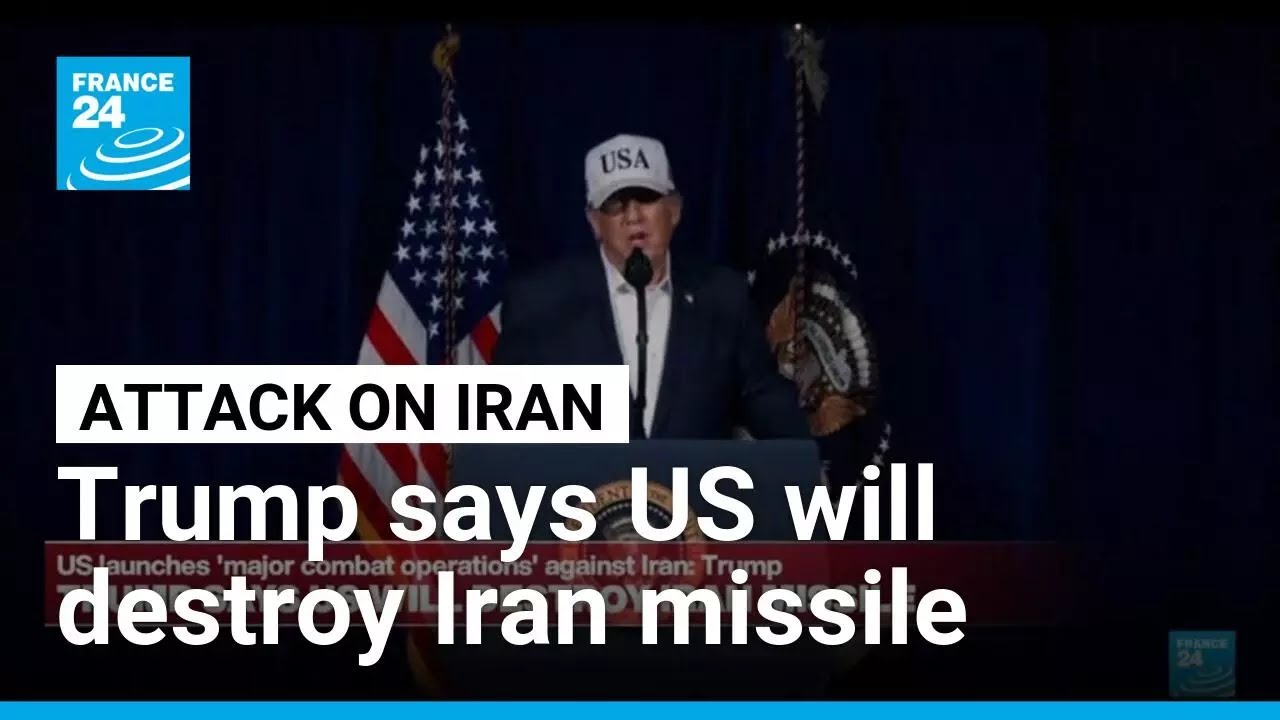 Donald Trump says US will destroy Iran missile • FRANCE 24 English