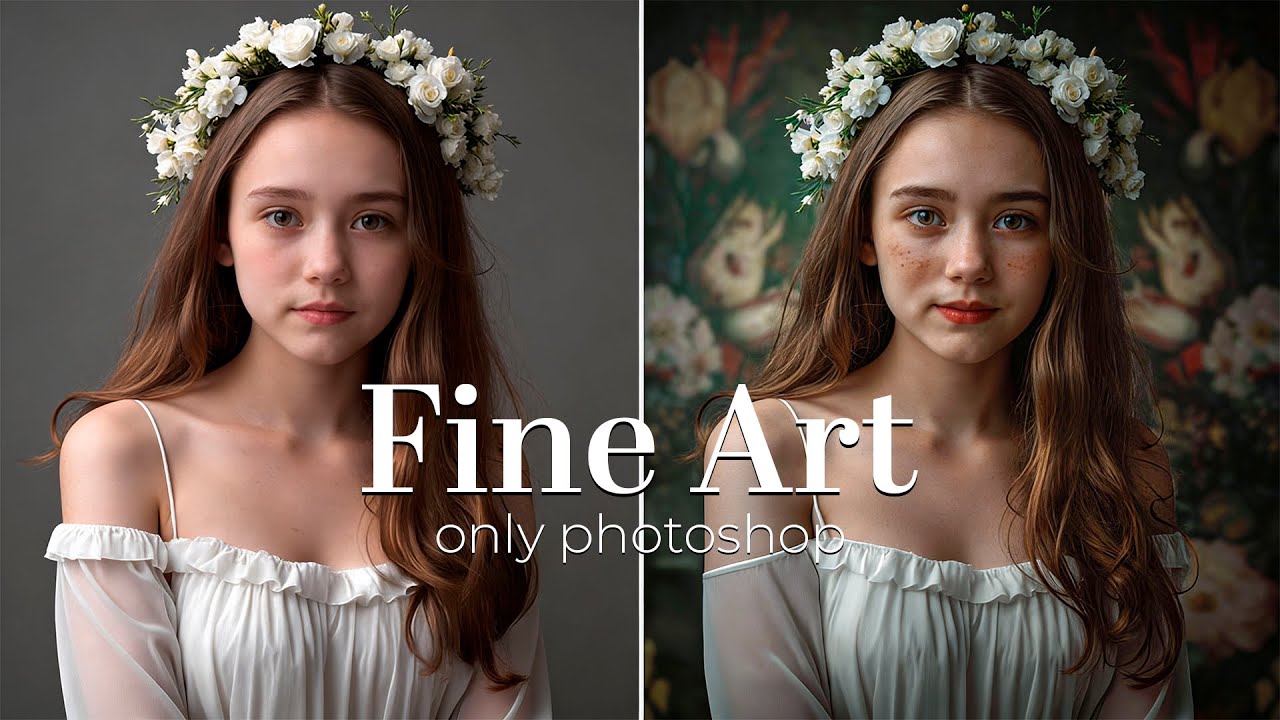 Retrato Fine Art en Photoshop | Paso a Paso