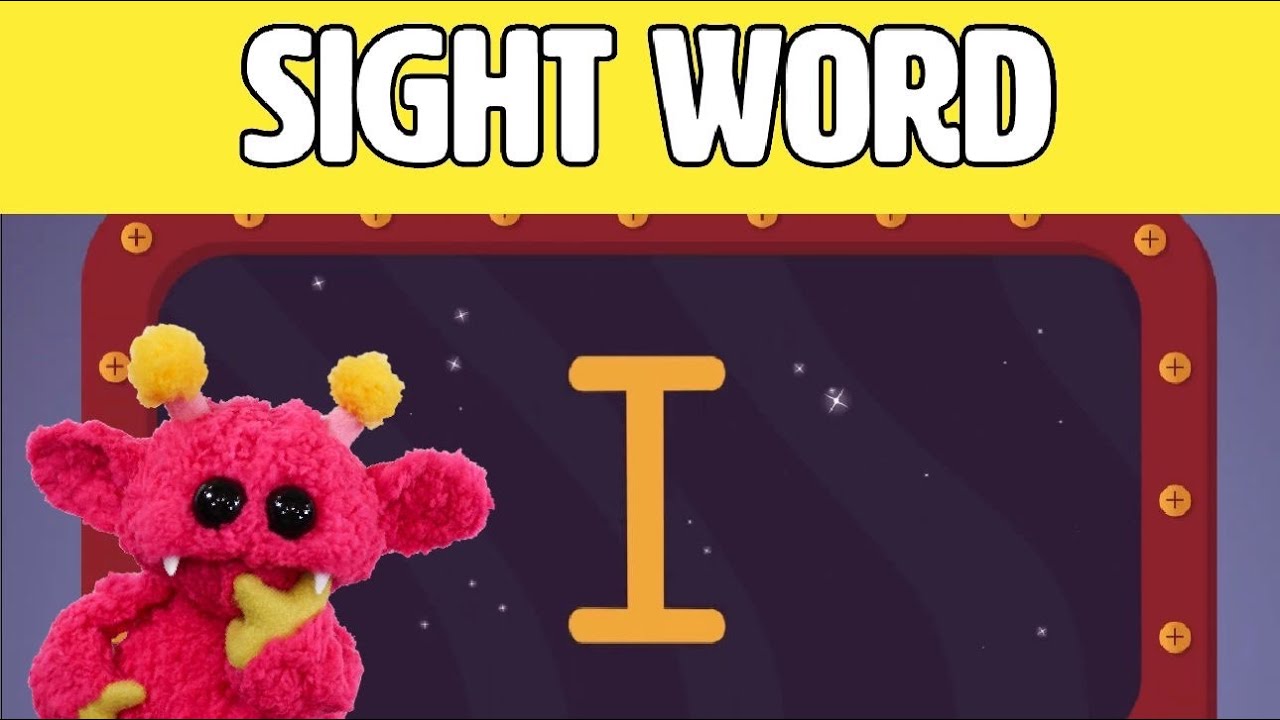 I - Let's Learn the Sight Word I with Hubble the Alien! | Nimalz Kidz! Songs and Fun!