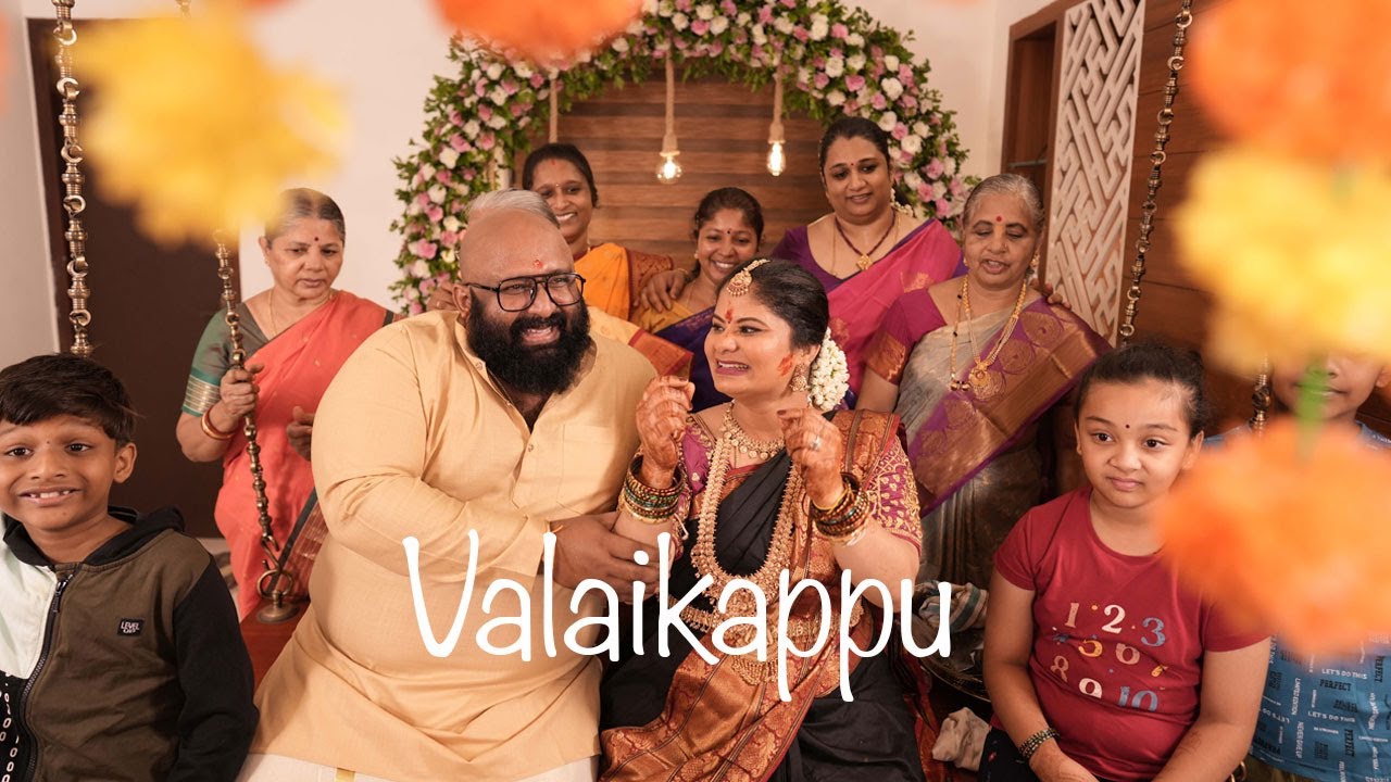 A beautiful Iyer Valaikappu Seemantham..
