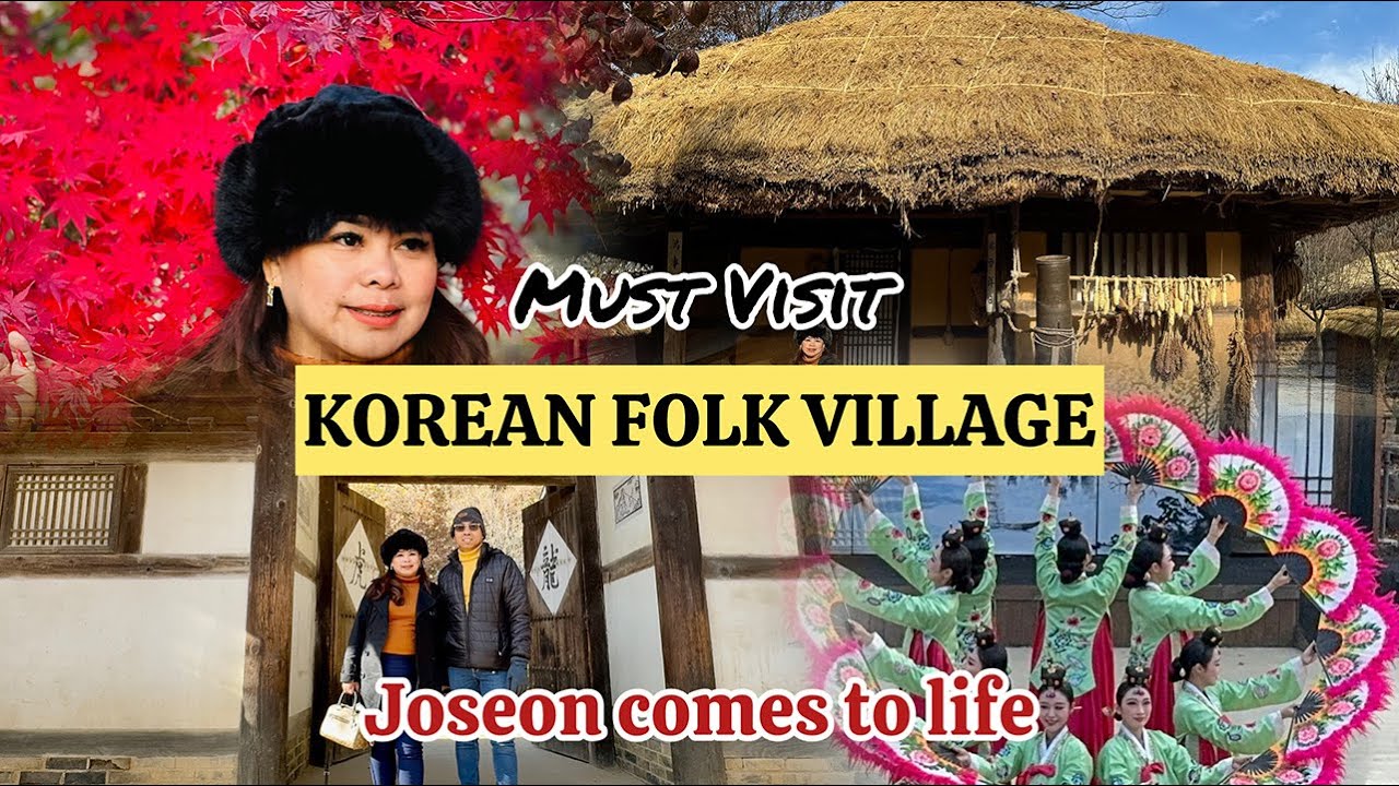 Must-Visit Korean Folk Village: Joseon Comes to Life! 🎎 Walking Through a Real-Life K-Drama Set
