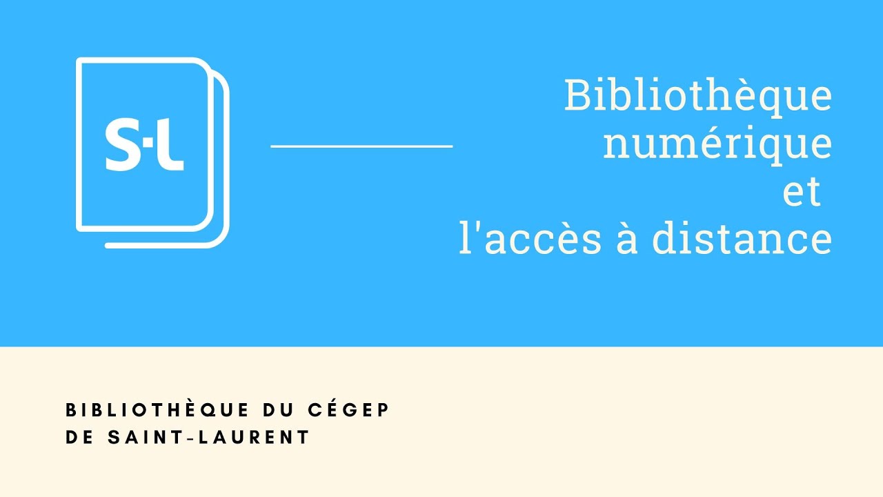 Biblioth&egrave;que num&eacute;rique et l'acc&egrave;s &agrave; distance