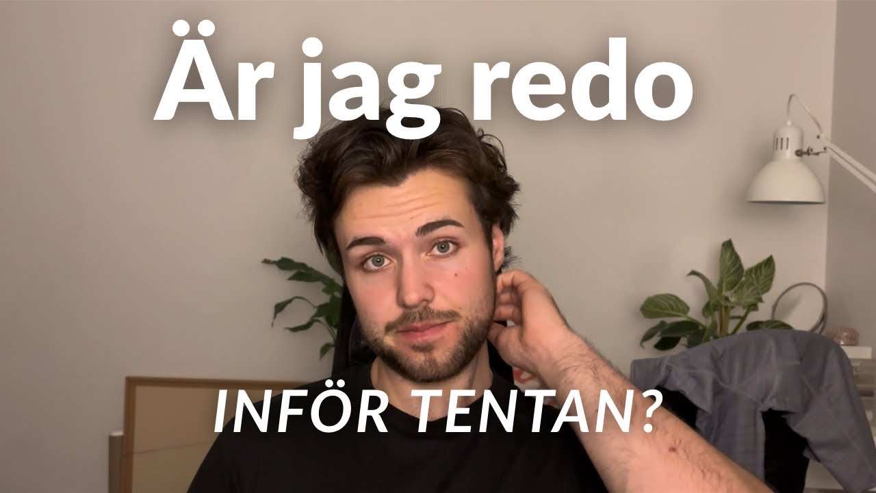 10 dagar till första tentan på Chalmers - tekniskt basår