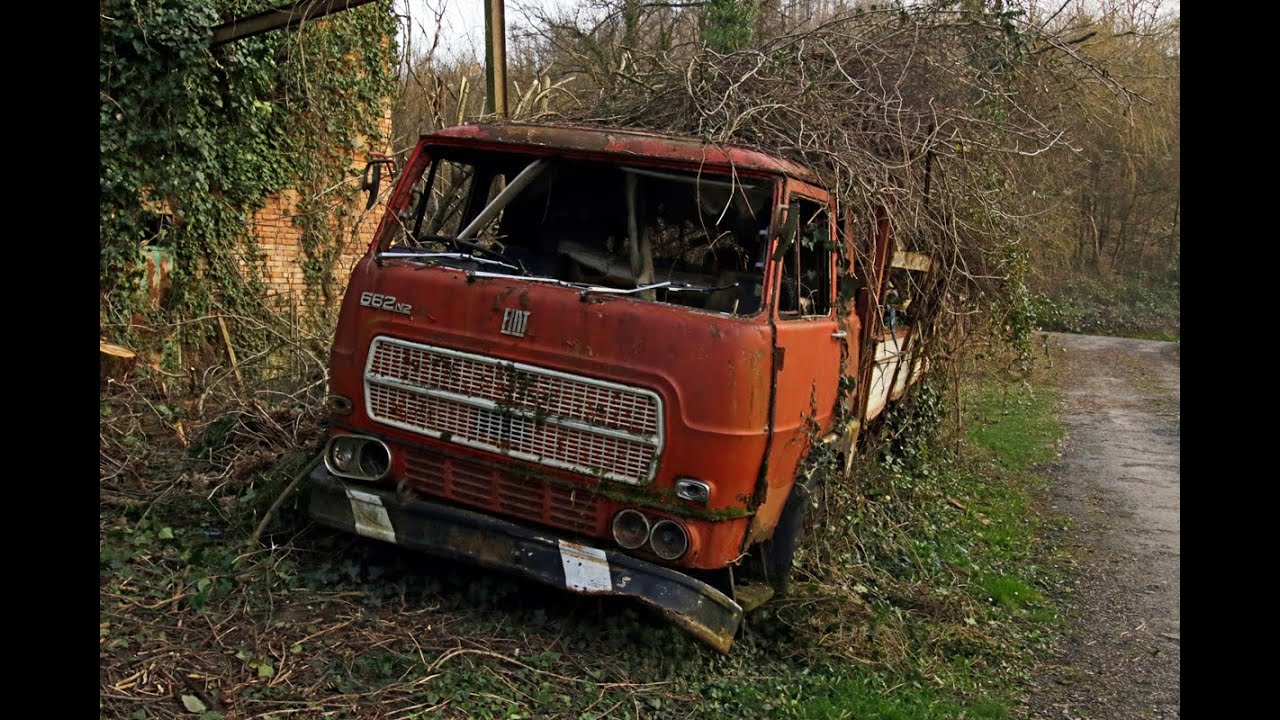 ABBANDONO , DEGRADO totale  ... FIAT 662 N2