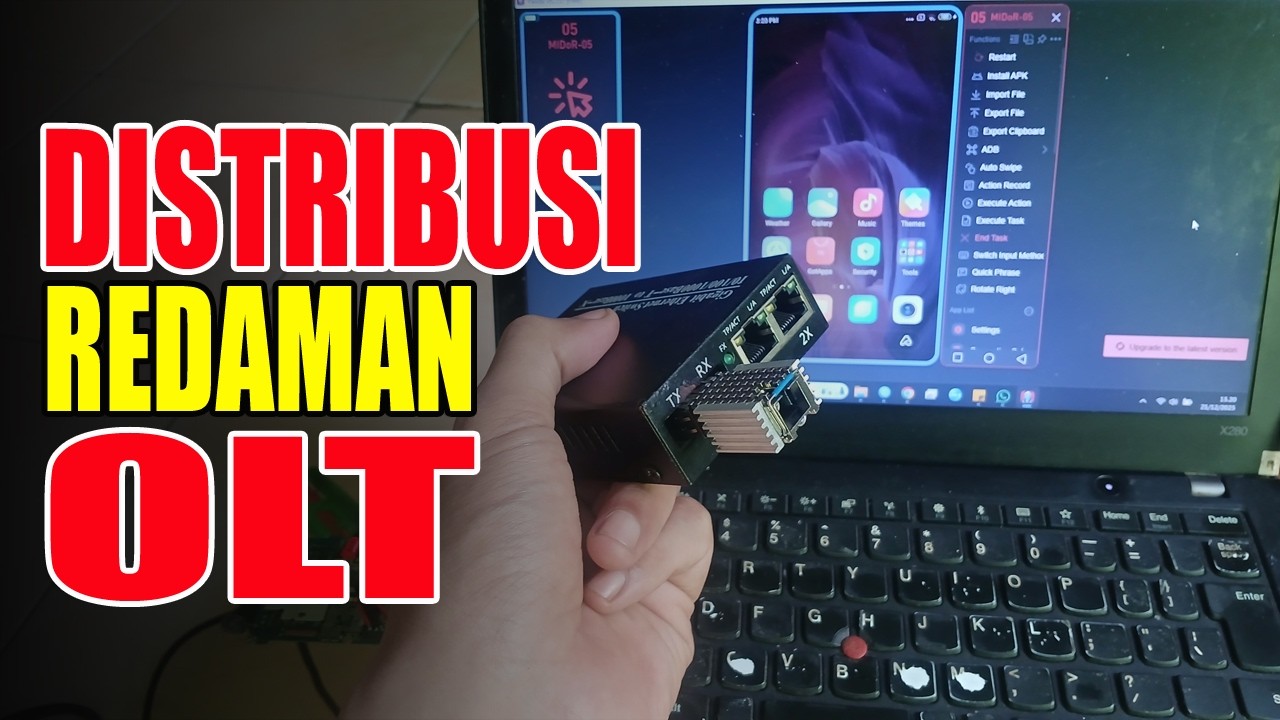 Simulasi Distribusi Redaman Fiber Optik FTTH | Dari OLT, ODC, ODP sampai ONT