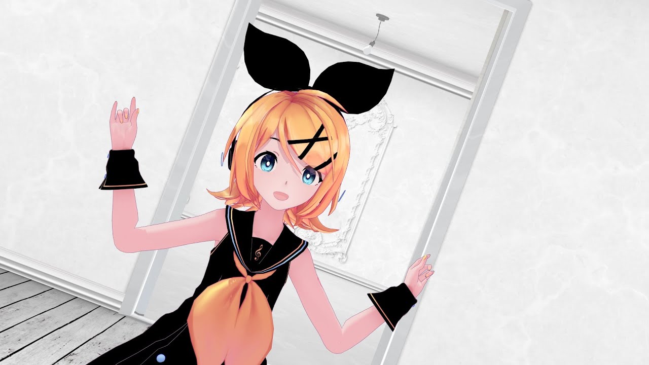 【MMD】HORIZON Sour式鏡音リン 黒ソックス