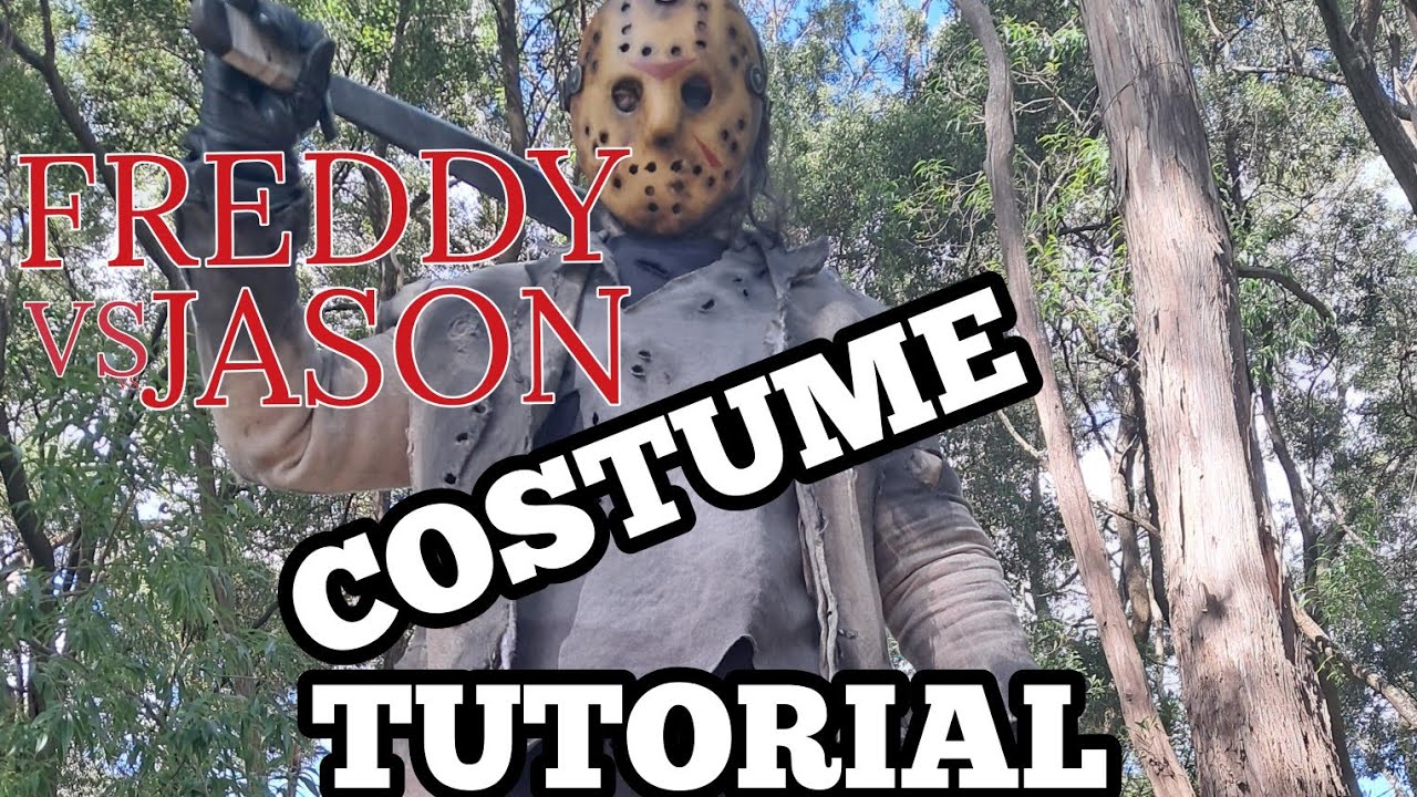 FREDDY vs JASON COSTUME TUTORIAL.mask, clothing,machete.