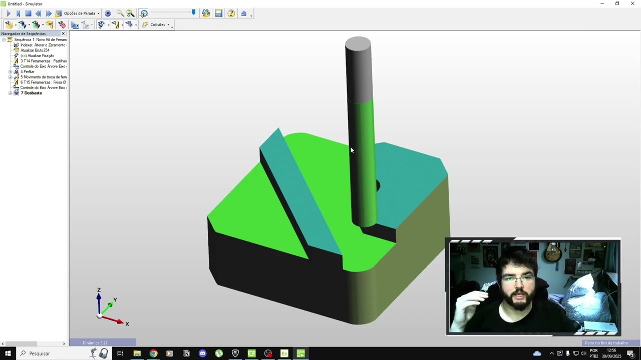 CNC - Revisão de Edgecam 2 - Interpolação de Rosca, Usinagem de superfícies e Chanfros