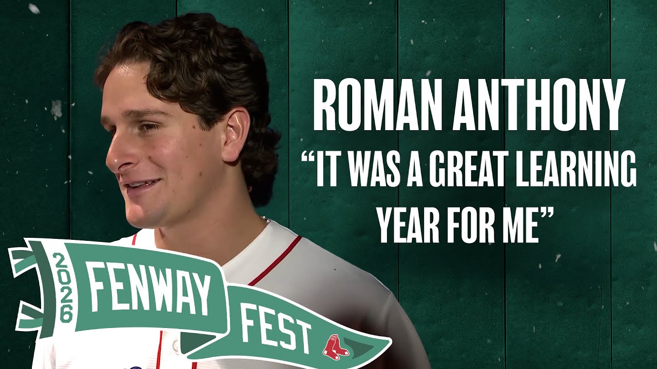 Roman Anthony's Key Takeaways From Rookie Season, 2026 Season Goals | Fenway Fest