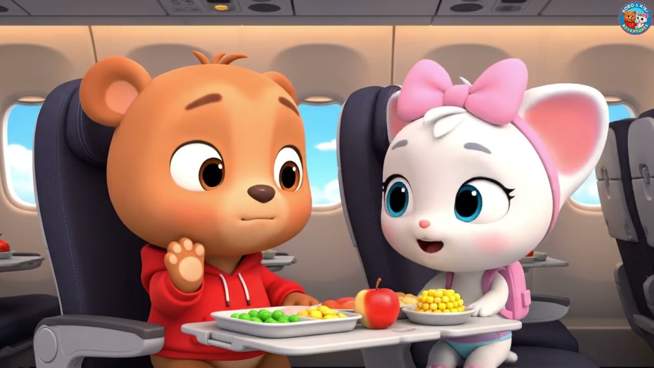 Korean | 비행기 모험! | Airoplane Adventure | kids song