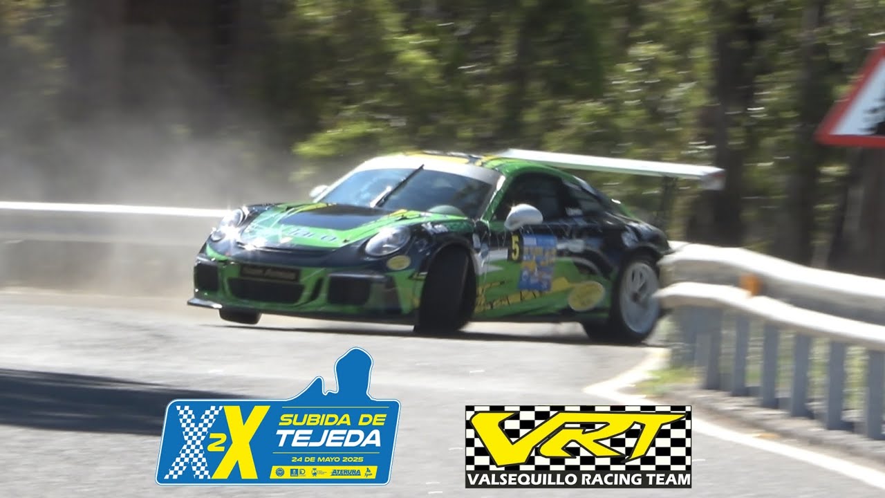 SUBIDA TEJEDA 2025 #show #mistakes #hillclimbracing #porche #bmw #crash #automobile #racing #vrt