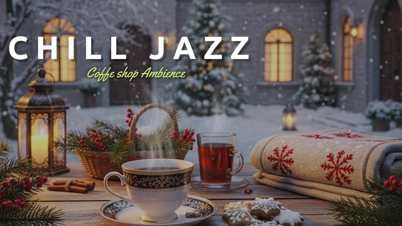 ☕ Smooth Jazz Instrumental Music  Focus & Relaxing Coffee Shop Ambience