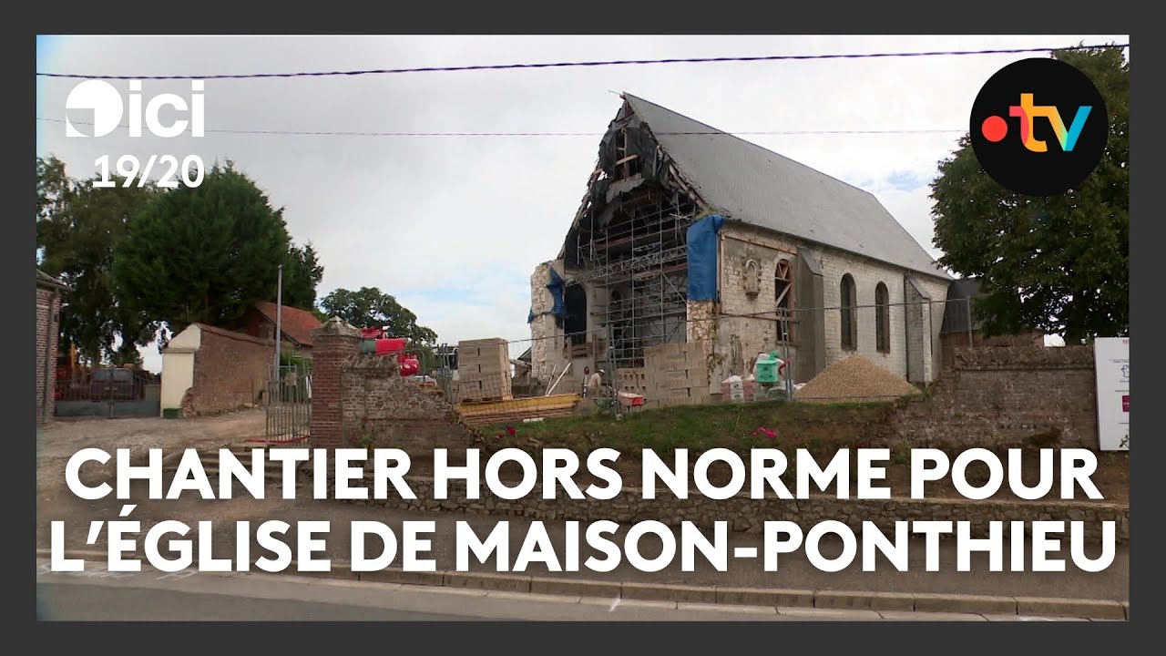 Loto du patrimoine 2025 : l'église de Maison-Ponthieu va retrouver son clocher