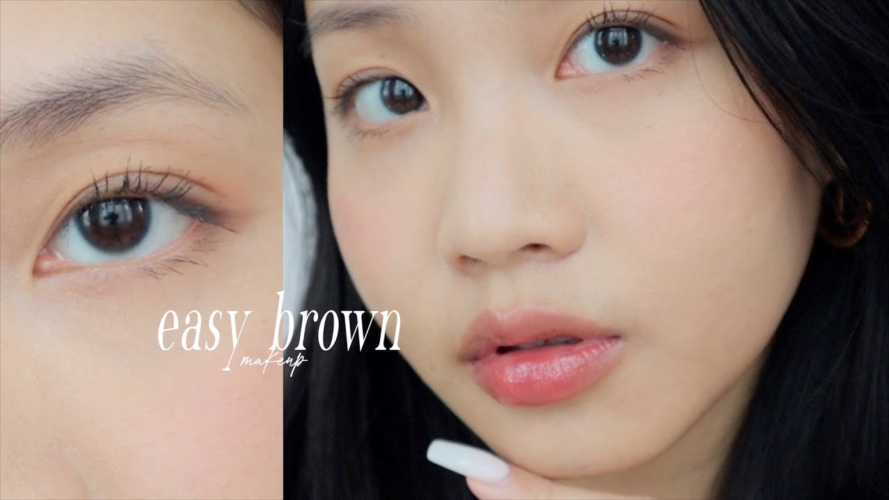 Howto | easy brown makeup แต่งหน้าโทนน้ำตาลแบบง่ายๆใช้ในชีวิตประจำวันได้