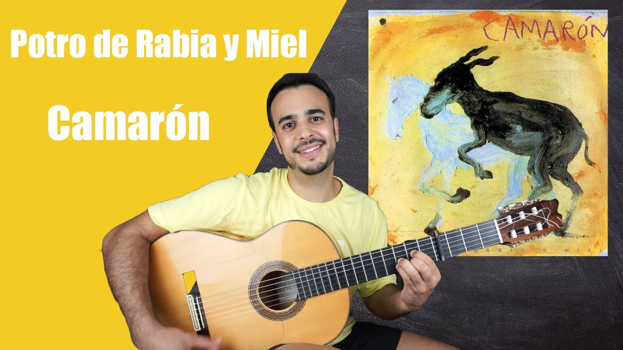 TUTORIAL de ACORDES de la BULERÍA de CAMARÓN POTRO DE RABIA Y MIEL | CÓMO tocar GUITARRA FLAMENCA