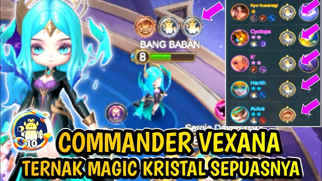  ULTRA SINERGI AUTO GAMPANG||COMMANDER VEXANA OP PARAH BOSSS||MAGIC CHESS GOGO UPDATE TERBARU 