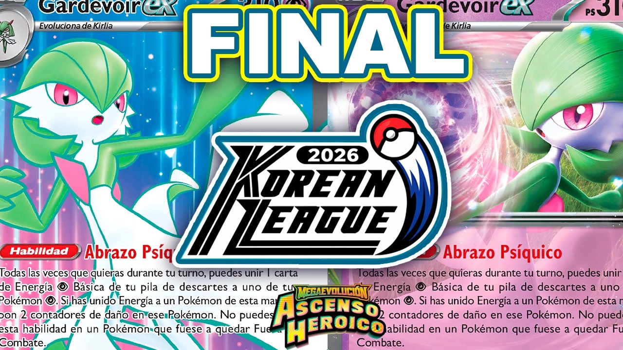👉 😱ULTIMO CAMPEONATO PARA GARDEVOIR EX | Korea League 2026 S3 Pokemon TCG en ESPAÑOL