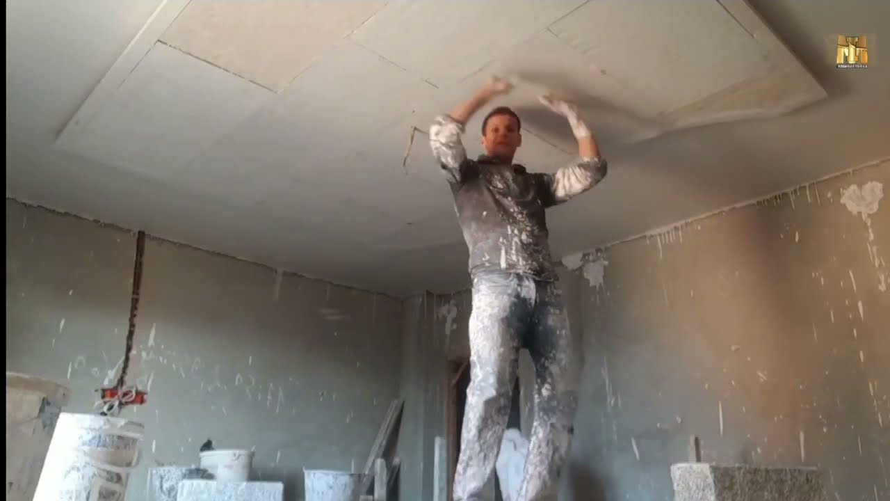 ديكور جبس سامبل لغرفة النوم ،جبص بلدي مغربي  #اصنع _بنفسك