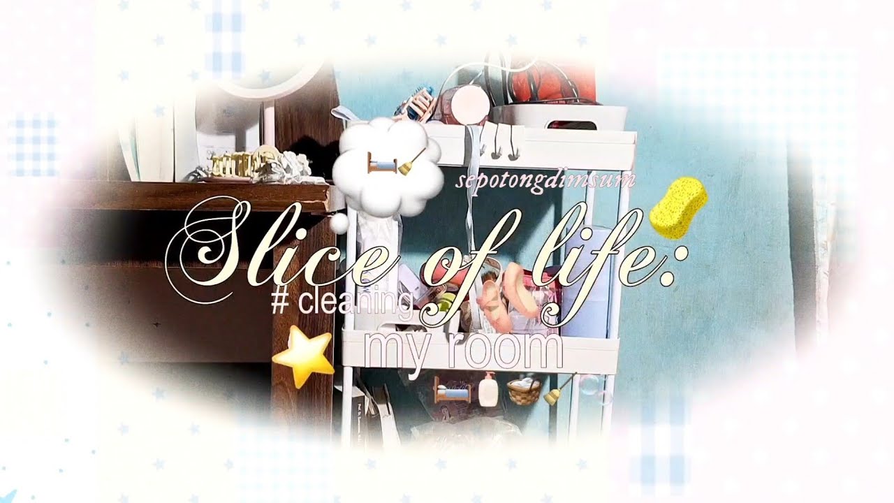 slice of life: @ cleaning my room🧹🛏