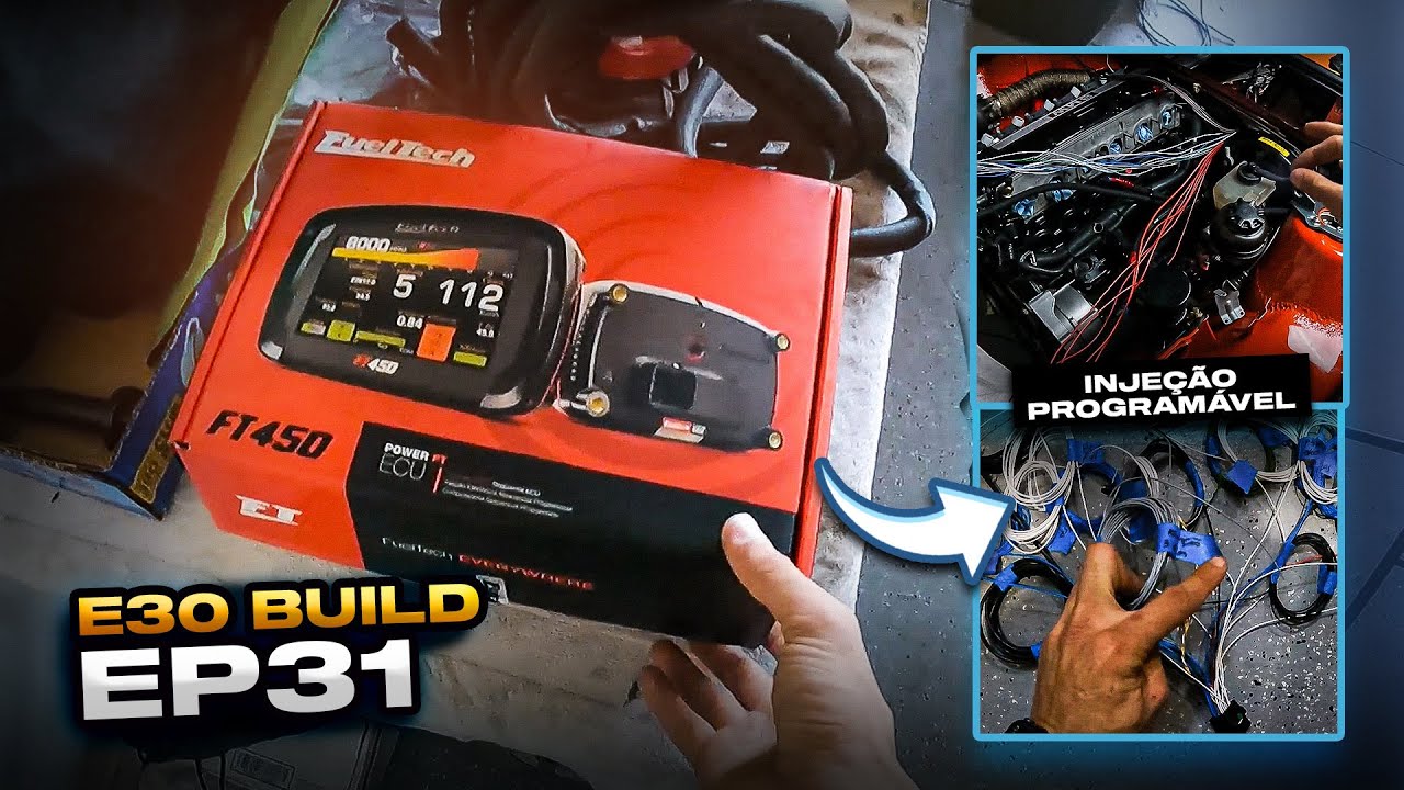 INSTALAÇÃO COMPLETA DA FUELTECH FT450 NA MINHA BMW TURBO | E30 Build EP 31 - LinsJunior