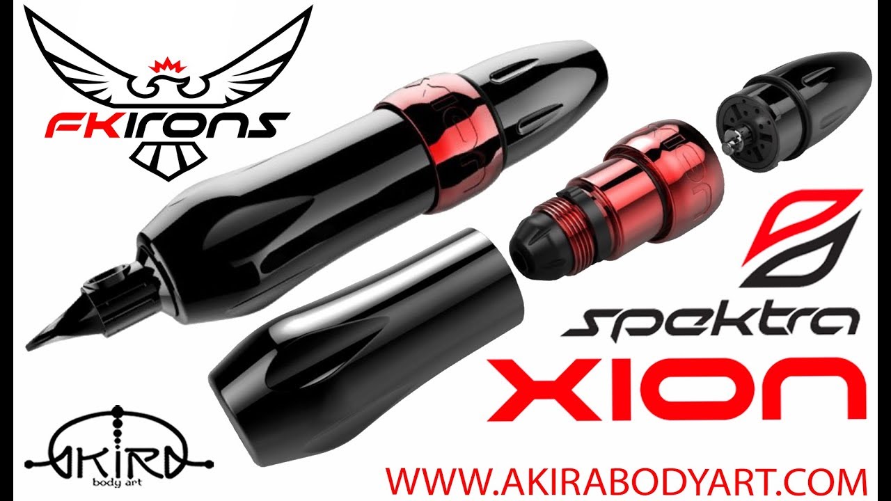 Rotativa Tattoo Pen SPEKTRA XION de FKIRONS Video Tutorial de Akira Body Art
