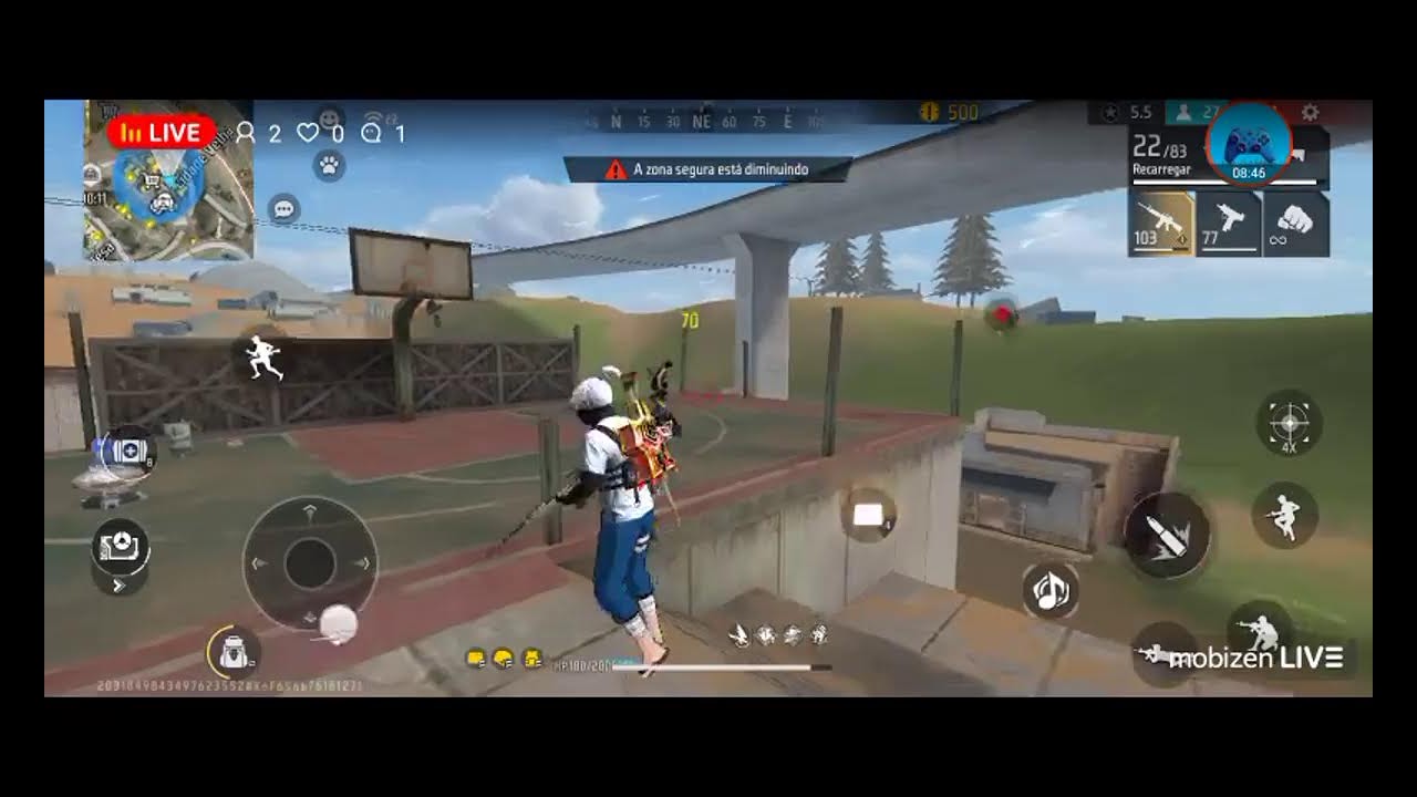 JOGANDO FF COM INSCRITOS
