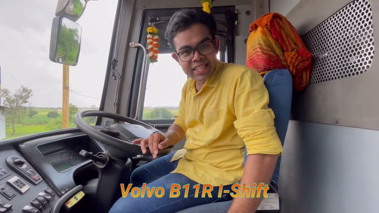 How to Drive Automatic Volvo Bus ?? Volvo B11R I-Shift Gearbox Function Explained