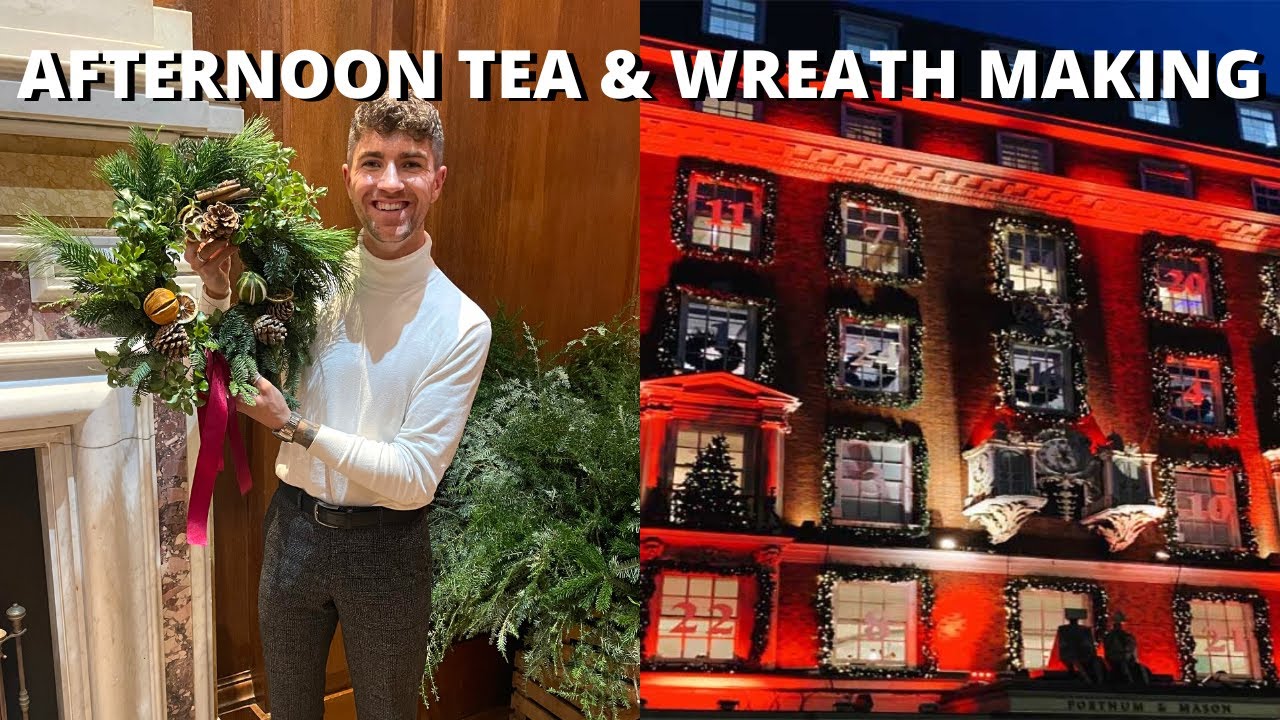 CHRISTMAS at FORTNUM & MASON 2022 and MAKING A CHRISTMAS WREATH | LONDON VLOG
