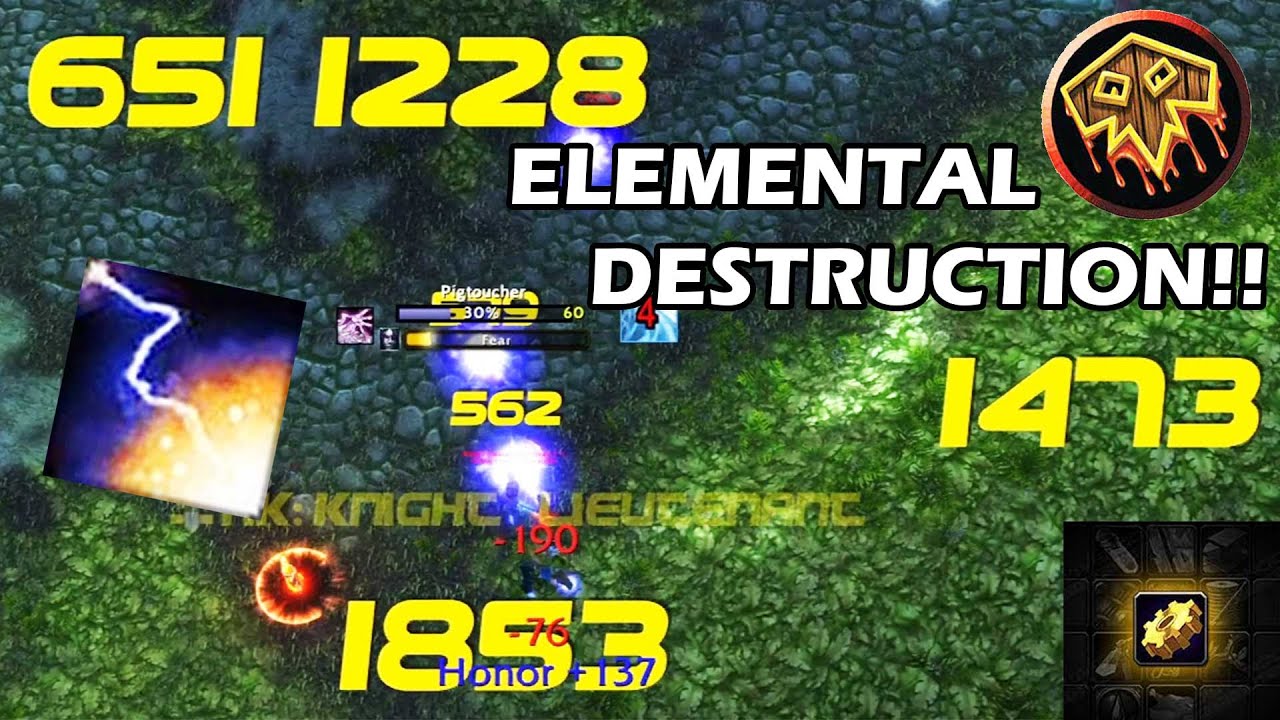 Rank 13 Elemental Shaman DESTRUCTION⚡| WoW Classic PvP